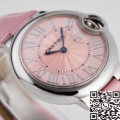 Cartier Pink Belt AF Factory Ballon Bleu De Size 33 Quartz