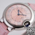 Cartier Pink Belt AF Factory Ballon Bleu De Size 33 Quartz