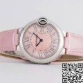 Cartier Pink Belt AF Factory Ballon Bleu De Size 33 Quartz