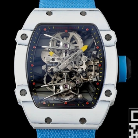 Richard Mille Replica RM27-02 Tourbillon Blue Nylon Strap