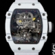 Replica Richard Mille RM27-02 Tourbillon White Nylon Strap