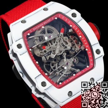 Replica Richard Mille Watches RM27-02 Tourbillon Red Nylon