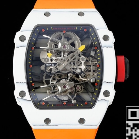 Buy Richard Mille Replica RM27-02 Tourbillon Orange Strap