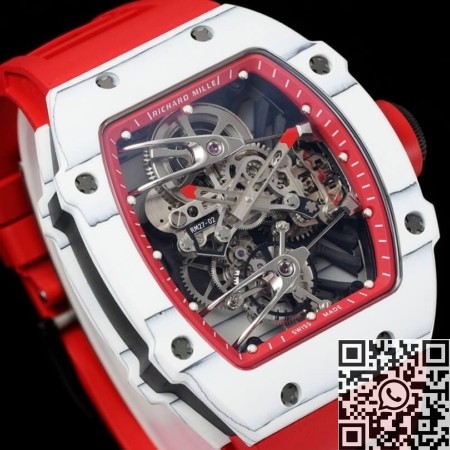 Richard Mille Red Strap RM Factory RM27-02 Tourbillon