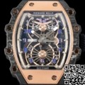 RM Factory Black Strap Richard Mille RM21-01 Tourbillon