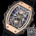 RM Factory Black Strap Richard Mille RM21-01 Tourbillon