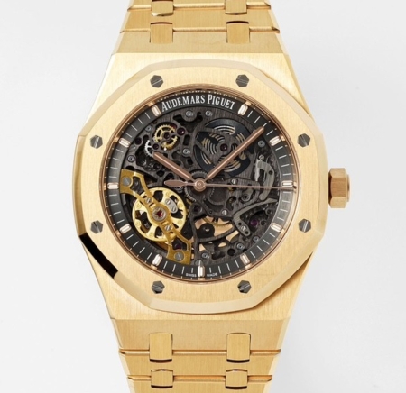 ZF Factory Audemars Piguet Fake Royal Oak 15407OR.OO.1220OR.01 Gold Watch: A Harmonious Blend of Rigidity and Softness