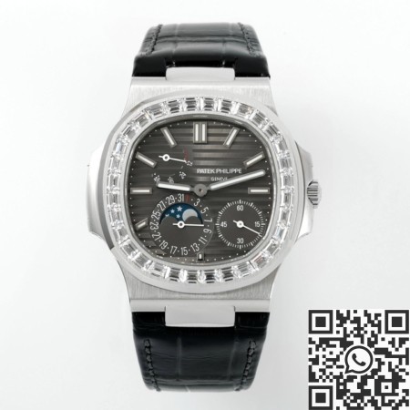 PPF Factory Patek Philippe Nautilus Replicas V3 Drill Case 5712 Black Dial: A New Peak of Luxury and Precision