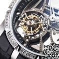 BBR Factory Fake Watch Roger Dubuis Excalibur RDDBEX0393 Diamond Case: The Ultimate King Series Tourbillon