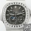 PPF Factory Patek Philippe Nautilus Replicas V3 Drill Case 5712 Black Dial: A New Peak of Luxury and Precision