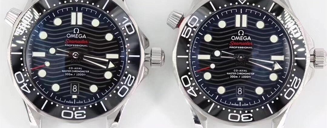 VS Factory Seamaster 300M Black Dial Watch Details Comparison