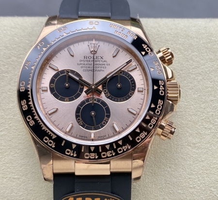 QF Factory Fake Watch Rolex Daytona M126515LN-0004 Bright Golden Color: A Shining Example of Precision and Luxury