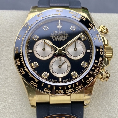 QF Factory Replica Rolex Cosmograph Daytona M126518LN-0005 Diamond Scale: A Luxurious Fusion of Elegance and Precision