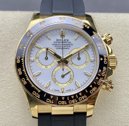 QF Factory Rolex Cosmograph Daytona Fake M126518LN-0002 White Dial: Precision and Luxury Redefined