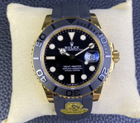 GOLD Factory Rolex Yacht-Master Fake M226658-0001 Gold 40mm: Precision and Craftsmanship Perfected