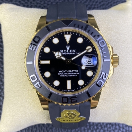 GOLD Factory Rolex Yacht-Master Fake M226658-0001 Gold 40mm: Precision and Craftsmanship Perfected