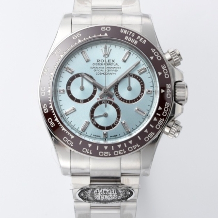 Clean Factory Replicas Rolex Cosmograph Daytona M126506-0002 Ice Blue Diamond Scale: A Masterpiece of Precision and Elegance