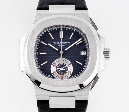 3K Factory Replicas Patek Philippe Nautilus 5980/1A-014 Black Dial: V2 Version with Authentic Small Seconds Functionality