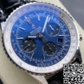 BLS Factory Breitling Navitimer Replica AB0127211C1A1 Blue Dial Leather Strap: A Classic Reimagined