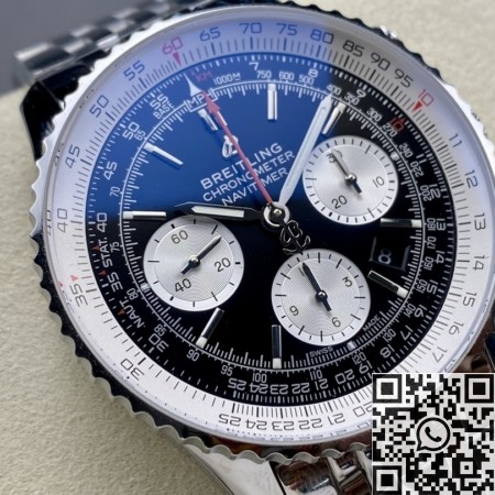 BLS Factory Breitling Navitimer Replica AB0127211C1A1 Black Dial 46MM: A Bold Aviation Icon