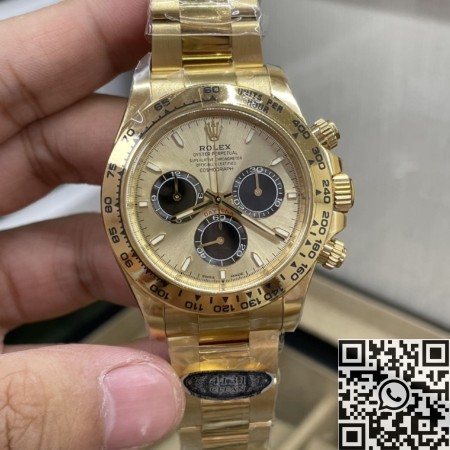 Clean Factory Replicas Rolex Cosmograph Daytona M126508-0006 Golden Color: A Comprehensive Review of the Latest 4131 Movement