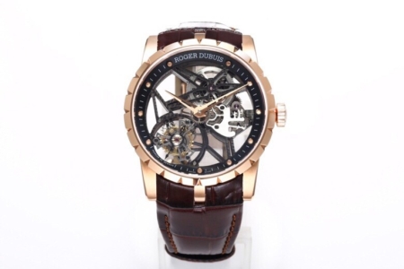 BBR Factory Replicas Roger Dubuis Excalibur RDDBEX0393 Rose Gold Case: The Ultimate King Series Tourbillon