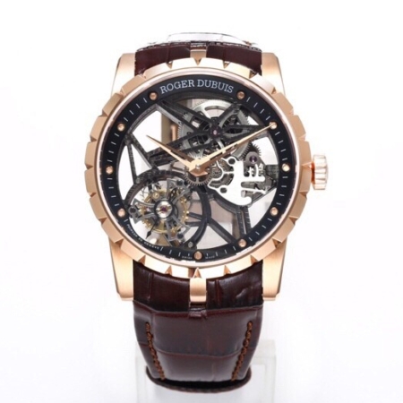 BBR Factory Replicas Roger Dubuis Excalibur RDDBEX0393 Rose Gold Case: The Ultimate King Series Tourbillon