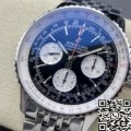 BLS Factory Breitling Navitimer Replica AB0127211C1A1 Black Dial 46MM: A Bold Aviation Icon