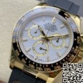 QF Factory Rolex Cosmograph Daytona Fake M126518LN-0002 White Dial: Precision and Luxury Redefined