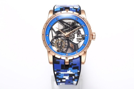 BBR Factory Roger Dubuis Replicas Excalibur RDDBEX0393 Blue Watchband: A New Era in Tourbillon Timepieces