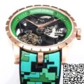 BBR Factory Roger Dubuis Fake Excalibur RDDBEX0393 Green Camouflage Strap: A New Era in Tourbillon Timepieces