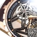 BBR Factory Replicas Roger Dubuis Excalibur RDDBEX0393 Rose Gold Case: The Ultimate King Series Tourbillon