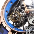 BBR Factory Roger Dubuis Replicas Excalibur RDDBEX0393 Blue Watchband: A New Era in Tourbillon Timepieces