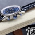 BLS Factory Breitling Navitimer Replica AB0127211C1A1 Blue Dial Leather Strap: A Classic Reimagined