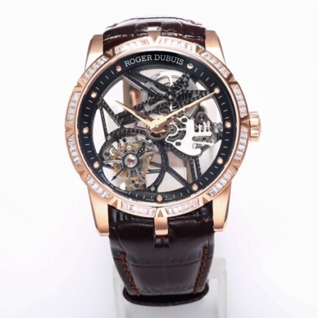 BBR Factory Replica Watch Roger Dubuis Excalibur RDDBEX0393: The King Returns with Rose Gold Diamond Case