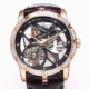 BBR Factory Replica Watch Roger Dubuis Excalibur RDDBEX0393: The King Returns with Rose Gold Diamond Case