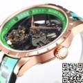 BBR Factory Roger Dubuis Fake Excalibur RDDBEX0393 Green Camouflage Strap: A New Era in Tourbillon Timepieces