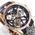 BBR Factory Replica Watch Roger Dubuis Excalibur RDDBEX0393: The King Returns with Rose Gold Diamond Case