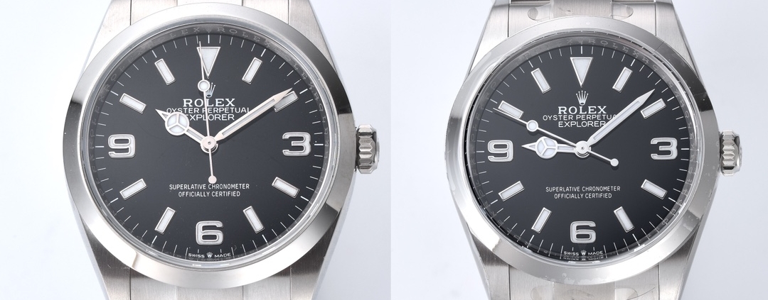 Clean Factory 124270 Replica Explorer Authenticity Comparison