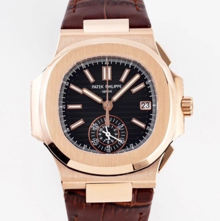 3K Factory Replicas Patek Philippe Nautilus 5980 Black Dial – V2 Version 