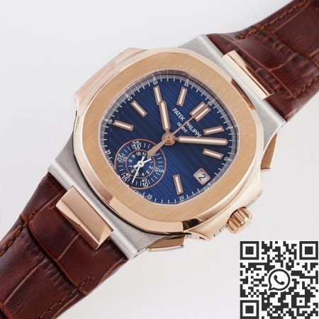 3K Factory Launches Patek Philippe Fake Watches Nautilus 5980 Blue Dial – V2 Version 