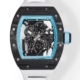 RM Factory Replicas Richard Mille RM055: The Stunning Blue Bezel Carbon Fiber Case