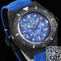 DIW Custom Fake Rolex Sea-Dweller Carbon Fiber Case Blue Dial – A Fusion of Modern Craftsmanship and Iconic Design