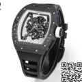 RM Factory Richard Mille RM055 Replicas : The Ultimate Black Carbon Fiber Case