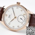 ZF Factory Fake Watch IWC Portugieser IW358306 Rose Gold Case – A Masterpiece of Minimalist Luxury