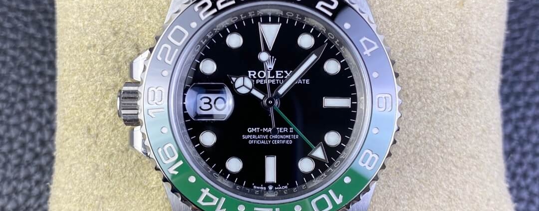 Clean Factory Rolex Sprite Bezel Greenwich Left-Handed 3285