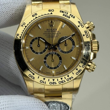 Clean Factory New Gold Fake Watch Rolex Daytona M126508-0005: A Timeless Blend of Luxury and Precision