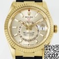 ZF Factory Imitation Rolex Watch Sky-Dweller M336238-0001 Gold Watch Case: A Luxurious Replica