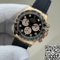 Clean Factory's New Rose Gold Fake Rolex Daytona M126515LN-0004 with Diamond Scale