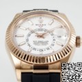 ZF Factory Rolex Sky-Dweller Replica M326235-0004 Rose Gold Bezel White Dial: Affordable Luxury